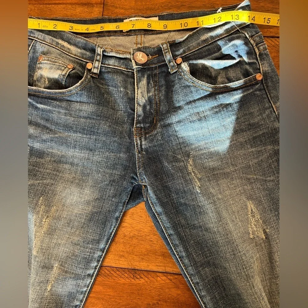 ONE X ONE-TEASPOON‎ DISTRESSED JEAN